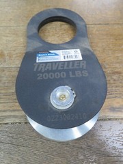 TRAVELLER Snatch Block 20000 lbs DBL WINCH CAPAC Heavy Duty Block 1078301