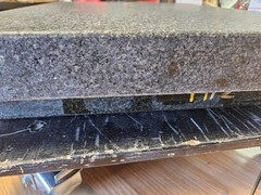 TRU-STONE GRANITE INSPECTION SURFACE PLATES 24X18X4 GRADE A 2″ LIP 24X14X2.25