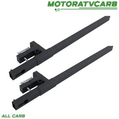 ALL-CARB 60″ Clamp on Pallet Forks for Tractor Bucket Loader Tractor Skid Steer