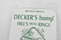 Decker’s Hump Hill’s Hog Rings 100 Pack Catchers Set No 3 Replacement Set