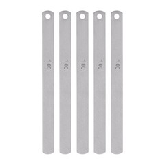 5pcs Mn Steel Feeler Gauge 1mm Thickness Metric Filler Thickness Gage
