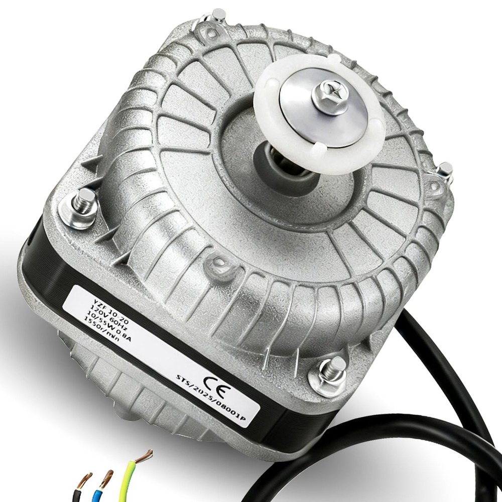 YZF10-20 Condenser Fan Motor AC 120V 60Hz 1550rpm 10/55W 0.8A Electric…