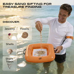 CKG Floating Inflatable Sifter for Metal Detecting | Beach & Water Recovery
