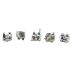 Dental Ortho Brackets Orthodontic Braces Roth MBT 022 018 345 Hook Twin Metal
