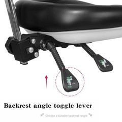 Imported PU Leather Dental 360° Mobile Dynamic Adjustable Chair with Armrest USA