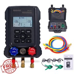 Rogvoc Digital Manifold Gauge 3-Way Standard