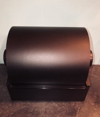 Rolodex Jumbo Double Rotary 2400 Black Roll Top Card File Vintage No Key