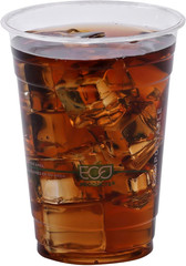 Greenstripe Clear Compostable 16Oz PLA Plastic Cups, Case of 1000, Disposable Re