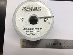 Brookfield Wire MS20995NC64 5 lb. Spool .064 Dia Nickel Copper Alloy