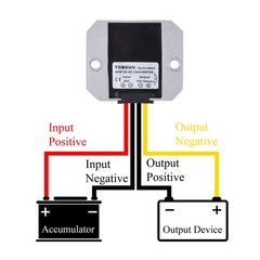 12V DC to 48V Step-Up Boost Converter 480W 10A Power Module RV Truck Boat