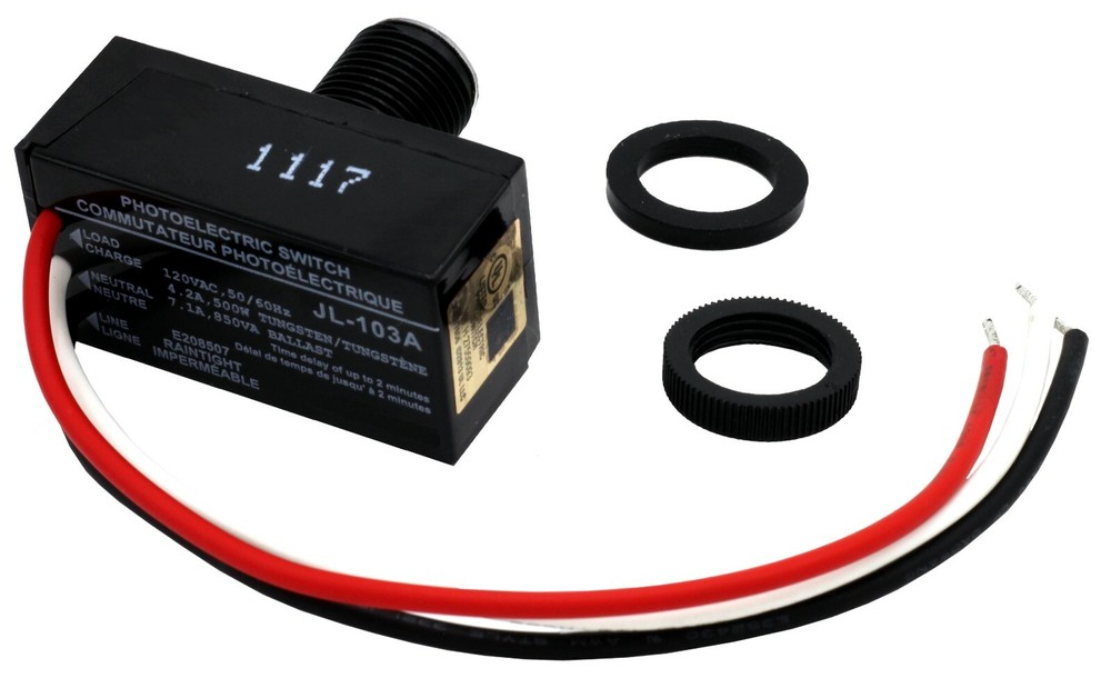 Outdoor Hard-Wired Post Eye Light Control Electric Photocell Dusk to Dawn Sensor