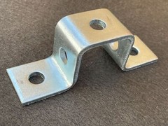 Sandbaggy Galvanized U Shaped Strut Connector Bracket – 5 Hole