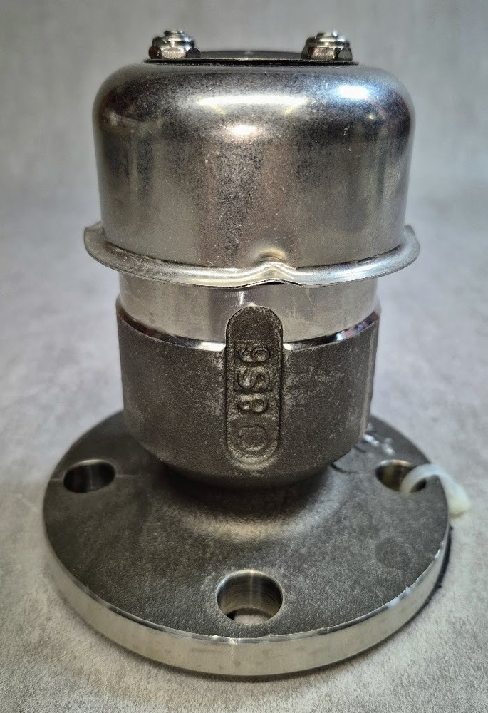 Midland OPW A-222 Vacuum Relief Valve 5 PSI 316 Stainless Steel Flanged Railcar
