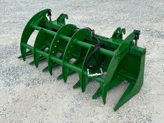 Proworks 72″ Root Rake Clam Grapple Attachment John Deere Compact Tractor Loader