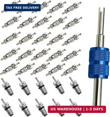 Air Conditioning Valve Core A/C R12 R134A Refrigeration Schrader Valve Cores for