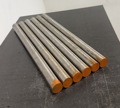 52100 Steel Round Bar Stock 3/4 Diameter x 12″ Length ,Knife (6 PC LOT)