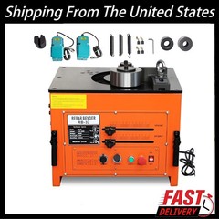 1-1/4″ 32mm Construction 10 Rebar Bending Bender Machine W/ 2 Foot Pedals NEW