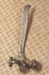 Vintage Goldblatt Skate Wheel Joint Raker Tool Bricklayer Masonry, Kansas city.