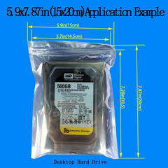 Anti Static BagsEsd Bags30Pcs Mixed Sizes Antistatic Resealable Bag for 3.5 Ha