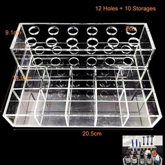 Dental Acrylic Organizer Storage Box Acrylic Composite Syringe Arch Wire Case