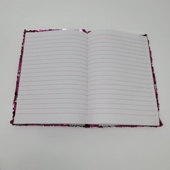 Flip Sequin Color Change Journal Diary Pink Silver Lined Notebook 80 Sheets