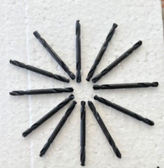 IRWIN 24PC #20 X 2″ USA DOUBLE END DRILL BITS 135 DEGEE S/P BLACK