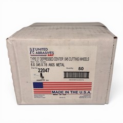 United Abrasives SAIT 22047 A60S 6x.045×7/8 High Speed Cut-off Wheels 50 pack