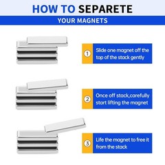 4-12 Neodymium Bar Magnets Rare Earth Rectangle Heavy Duty Powerful 60X10X3Mm