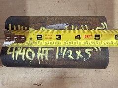 4140 Hot Rolled Steel Bar Round Stock Heat Treated 1 1/2” OD x ~ 5” Lot of 2