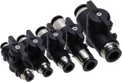 5/32″ OD Pneumatic Ball Valve BUC Push to Connect 4mm or 5/32“ Tube