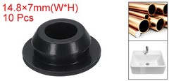 10pcs Hole Plug 7/16 Inch (11mm) Button Plugs Fit for 10mm Hole, Black