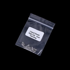 100 Pcs 10 Packs Dental Orthodontic Lingual Sheath Left/Right with Hooks