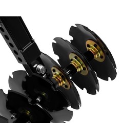 20” Rear Disc Harrow 6 pieces Disc Plow Adjustable Heavy Duty Durable Universal