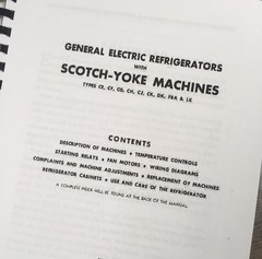 General Electric Refrigerator CE CF CG CH CJ CK DK FBA LK Service Manual Repair