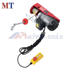 PA800 Electric Hoist 1760lbs Crane Winch w/ Wired Remote Control 1350W 110V