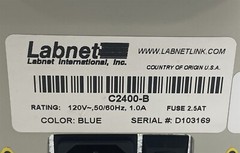 Labnet Spectrafuge 24D C2400-B 13,300 RPM Digital Benchtop Centrifuge w/Rotor