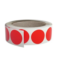 Royal Green Colored Circle Stickers 1.5 Inch (38mm) Color-Coding Roll 600 Pack