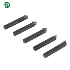 5Pack 1/4Inch Indexable Carbide C6 Insert Tool Bit & Holder Mini Lathe Set