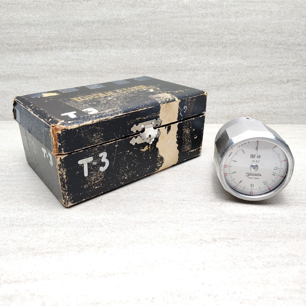 Tohnichi 15BTG-A Dial Indicating Torque Gage 2-15 LBF-IN Range, Japan