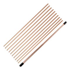 15% Silver Brazing Rods BCuP-5 Welding 10 Pcs for HVAC & Industrial Applications