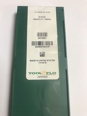 10pcs) ToolFlo FLG-3062R-CB AC3R Top Notch Coated Carbide Grooving Inserts
