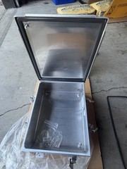 Electromate E12ONFAL Stainless Steel Lockable Enclosure Box 12x10x4 IP66