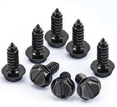 8PCS Stainless Steel License Plate Screws, Rust-Proof & Anti-Rattle License …