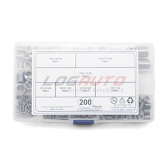 200Pcs Thread Insert Helicoil Kit M3 M4 M5 M6 M8 M10 M12 Inserts Stainless Steel