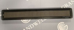 Programmable Tri-Color LED Sign with Remote 4″x26″, Electronic Message Display