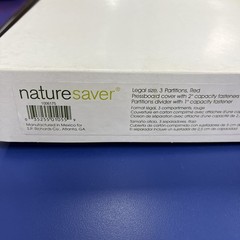 Nature Saver Legal Size Classification Folder 3 Partitions – New, Box Of 10