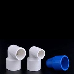 PVC 3Color Reducing Fitting 90° Elbow Reducer Connector Socket Coupling 20~110mm