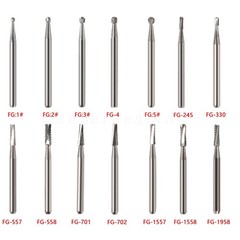 Dental Surgical Tungsten Carbide Steel Burs Drills for High Speed Handpiece FGOS