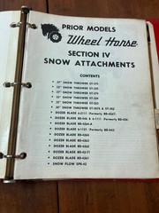 1958-1964 Wheel Horse Dealer Service Manual & Parts Catalog RJ58 701 702 854 603