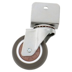 4PCS Heavy Duty U Bracket Shaped 2″ Caster Wheels (2 with brake & 2 without)